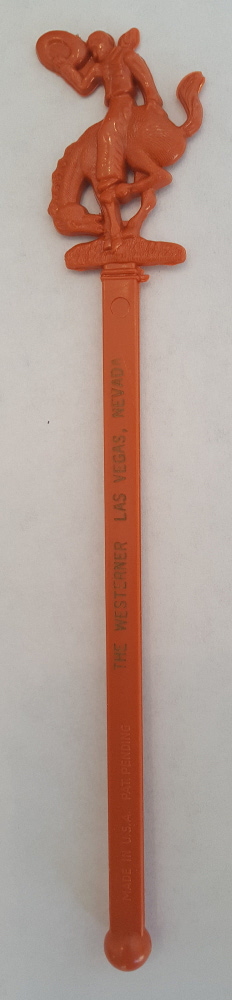 Westerner swizzle stick orange front